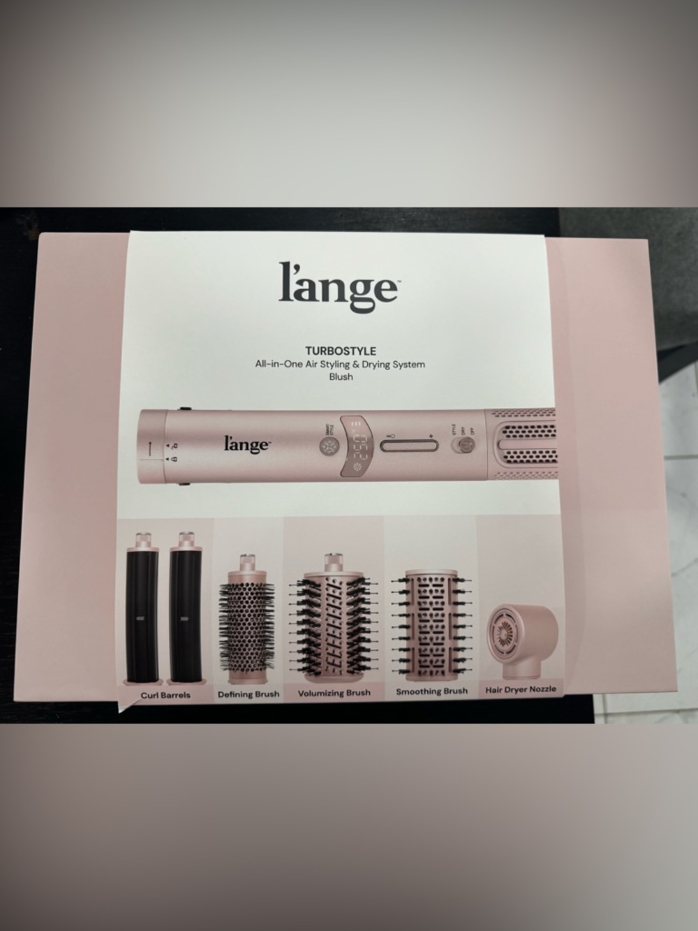 Lange Pink 6-Piece Hot Air Styling Set